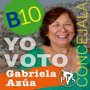 banner campaña Gabriela Azua