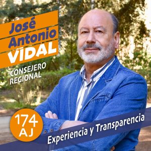 Jose Antonio Vidal, candidato Consejero Regional